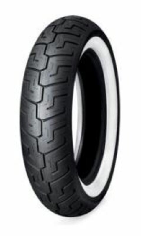 Neumático DUNLOP D401F WWW (HARLEY-D) Banda blanca ancha 100/90-19 M/C 57H TL DUNLOP 630191