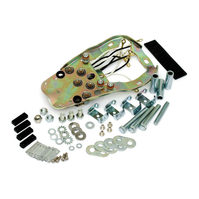 Base Plate Mount Kit, 68-Up Style For Harley-Davidson