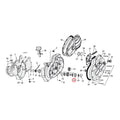 Spacer, Sprocket Shaft Bearing For Harley-Davidson