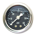 Oil Pressure Gauge Carbon Face 60 Psi For Harley-Davidson