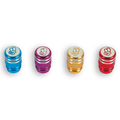 Juego tapones valvula tipo V. Azul V BIKE VN-214-B