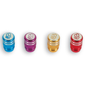 Juego tapones valvula tipo V. Negro V BIKE VN-214-BK