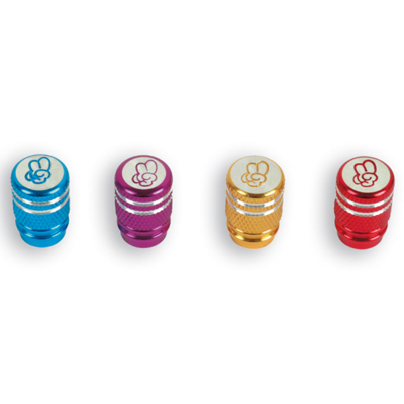 Juego tapones valvula tipo V. Oro V BIKE VN-214-G