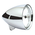 Smoothie 5-3/4" Headlamp W/O Visor, Chr For Harley-Davidson