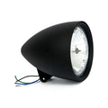 Smoothie 5-3/4" Headlamp W/O Visor, Blk For Harley-Davidson