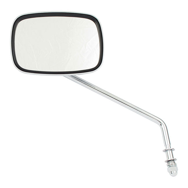 Oem Style Mirror, Left, Long Stem For Harley-Davidson