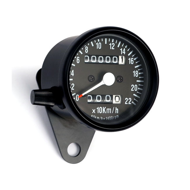 Mini Speedo, 2:1 Kmh. With Tripmeter For Harley-Davidson