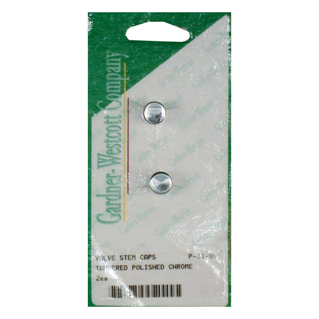 Gw, Tapered Valve Stem Cap. Chrome For Harley-Davidson