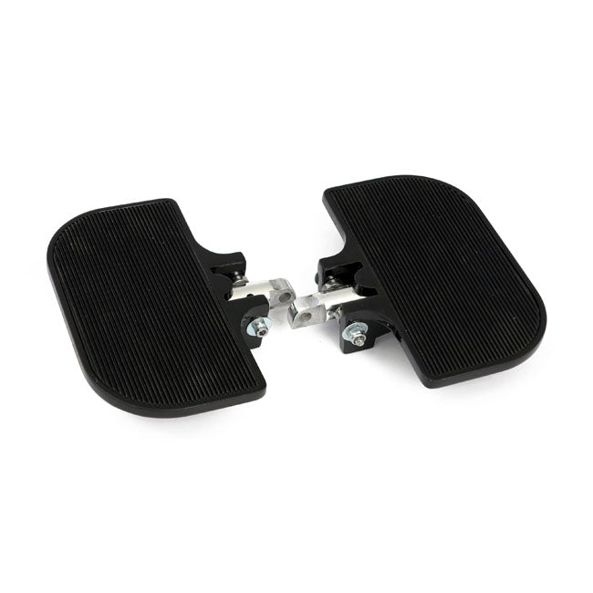 Mini-D Floorboards, Black Inlay For Harley-Davidson