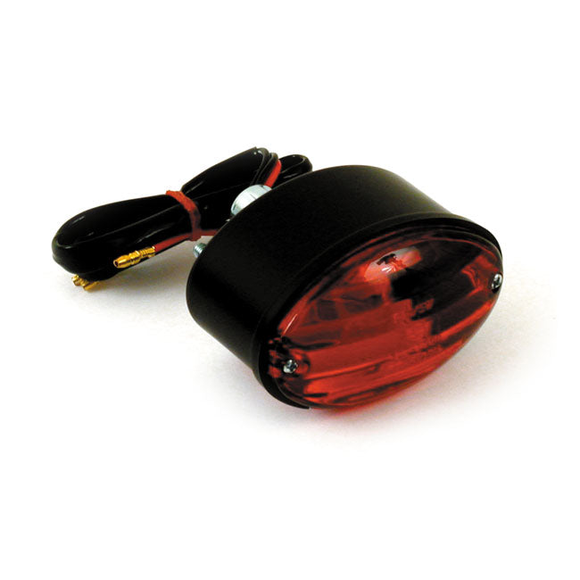 Medium-Cateye Taillight, Black For Harley-Davidson