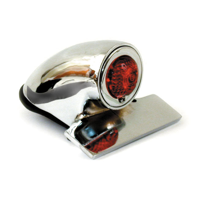 Sparto Taillight, Chrome (ECE) For Harley-Davidson