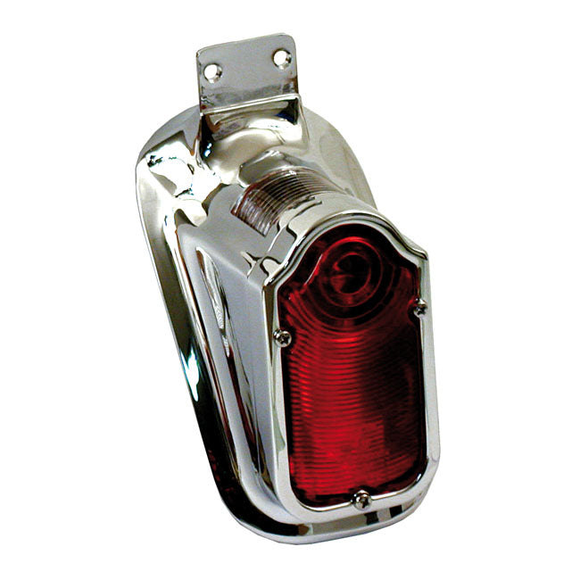 Chrome Tombstone Taillight, Ece Appr. For Harley-Davidson
