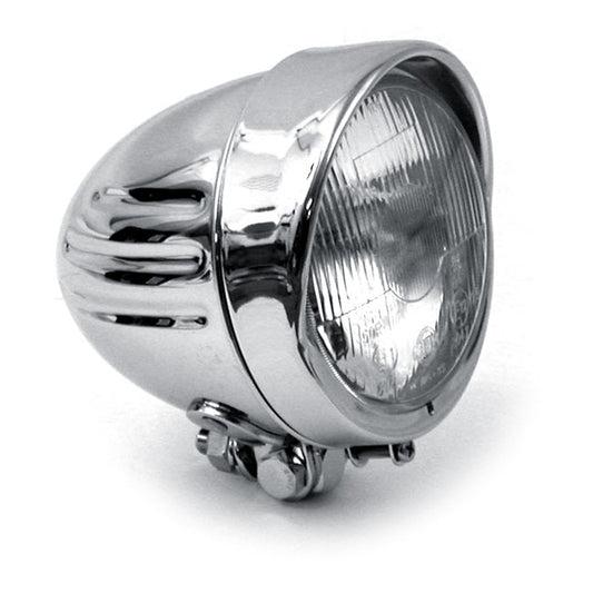 4 1/2 Inch Headlamp Bullet, Visor (ECE) For Harley-Davidson