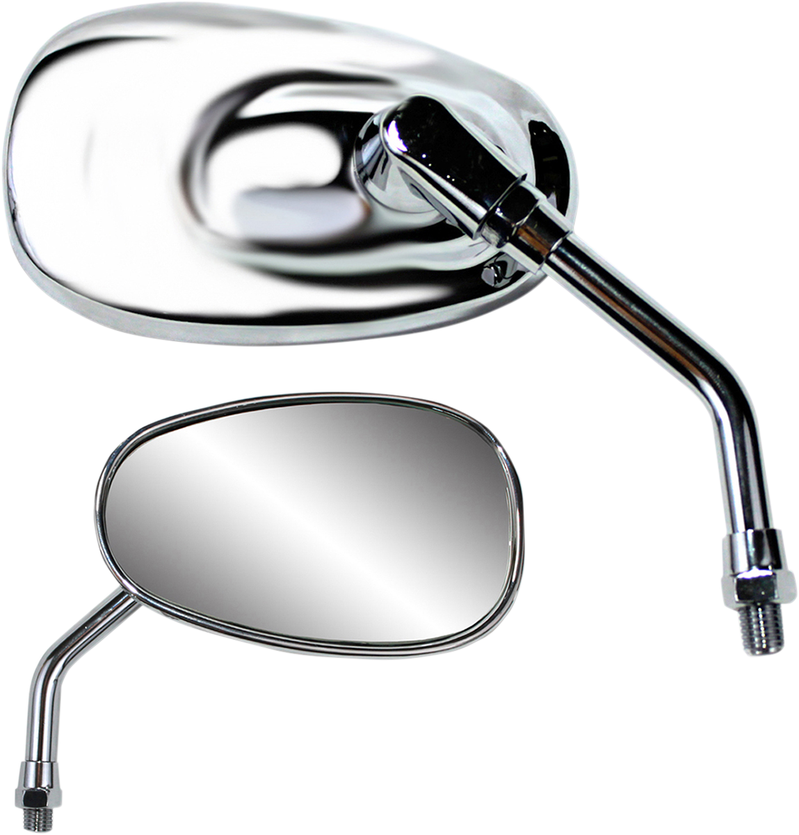 PARTS UNLIMITED CLASSIC AMERICAN-STYLE MIRRORS MIRROR PU MINI OVAL CHR