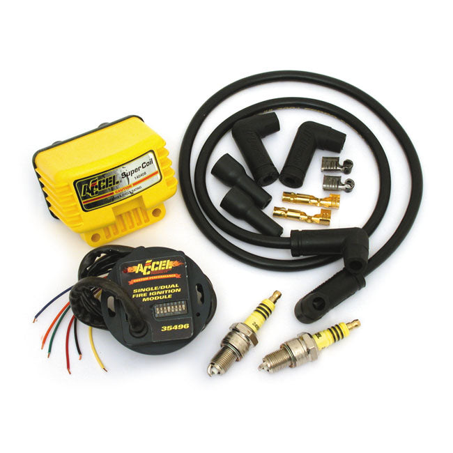 Accel Single Fire Ignition System Kit For Harley-Davidson