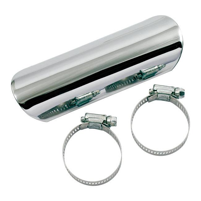 Paughco Chrome 6 Inch Heat Shield For Harley-Davidson
