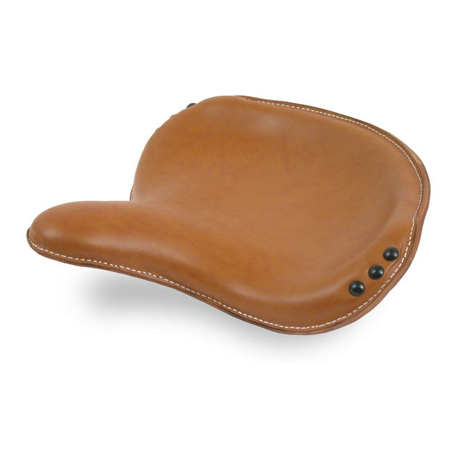 Solo Seat, Brown Military For Harley-Davidson