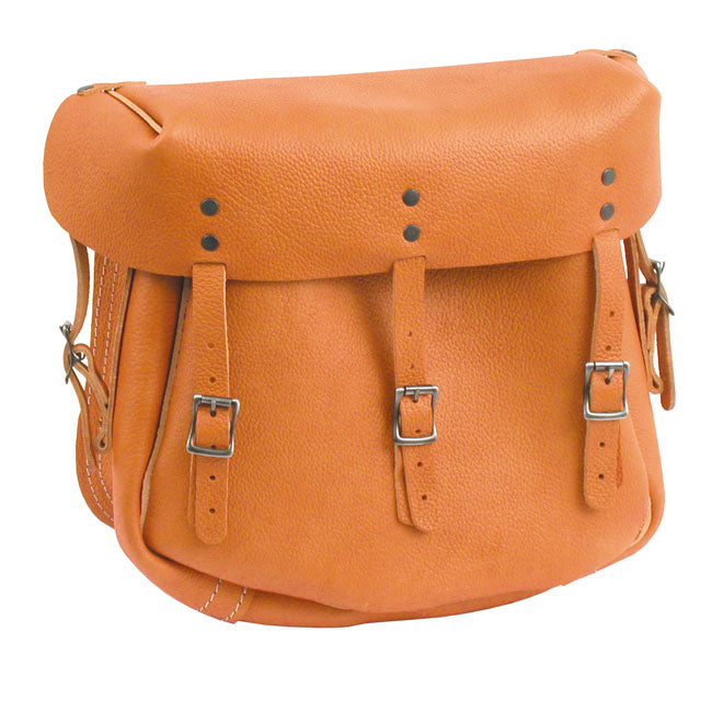 Army Style Saddlebags, Brown For Harley-Davidson