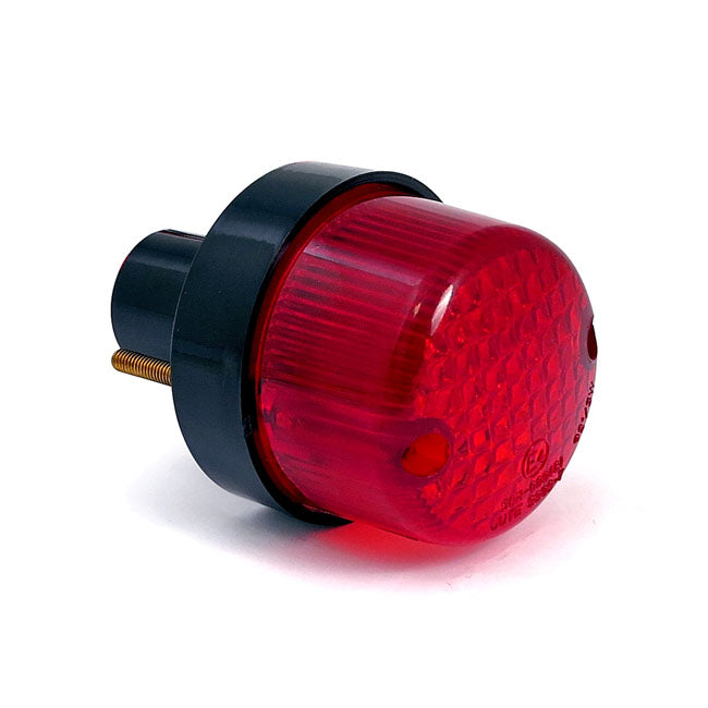 Retro Taillight, Black For Harley-Davidson