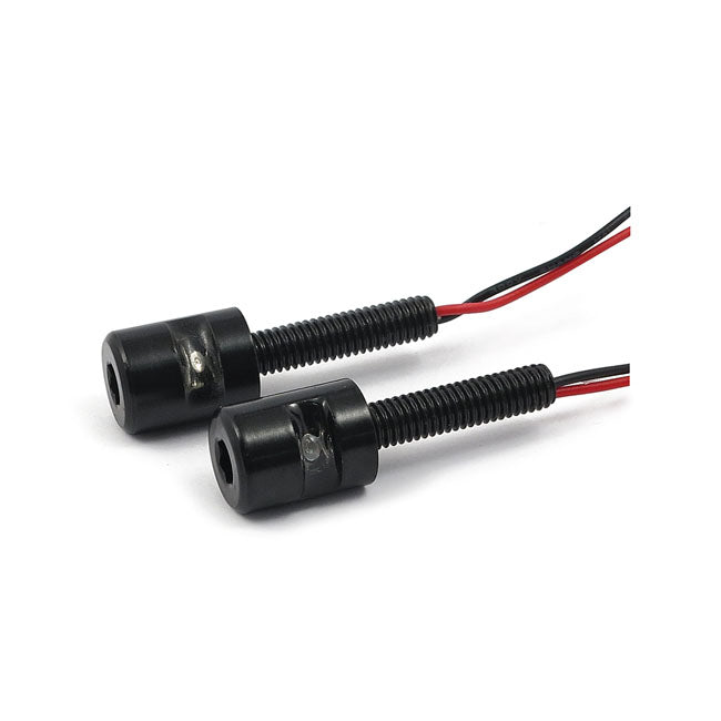 License Plate Light, Led. Black For Harley-Davidson