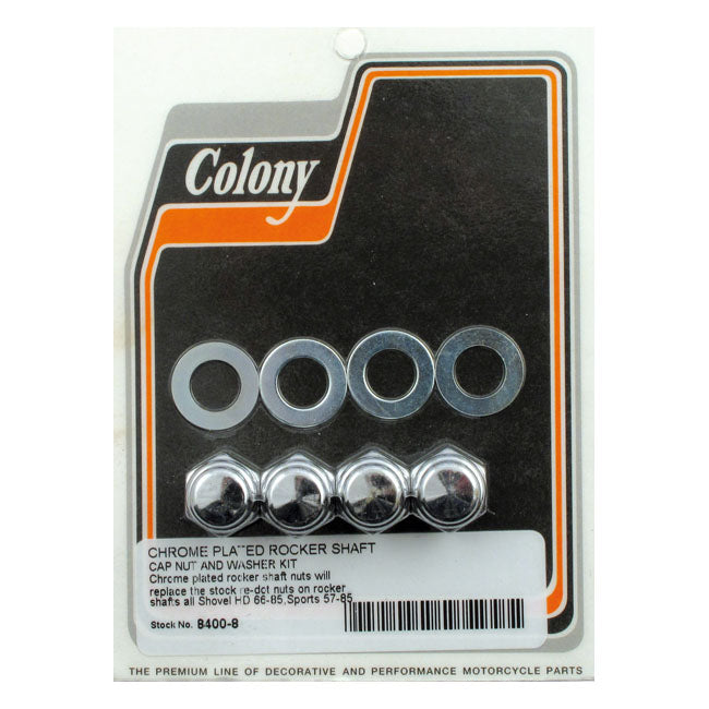 Colony Rocker Shaft Nut Kit For Harley-Davidson