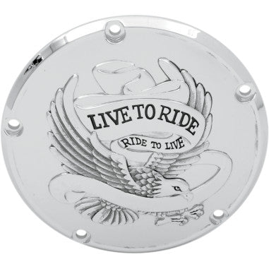 LIVE TO RIDE DERBY COVERS FOR HARLEY-DAVIDSON