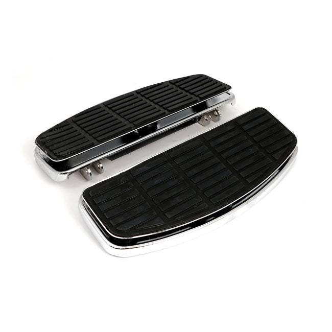 Rectangular Late Style Floorboards For Harley-Davidson