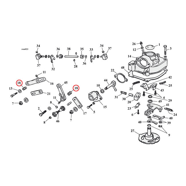 Shift Lever Bushing +.020 O.S. For Harley-Davidson