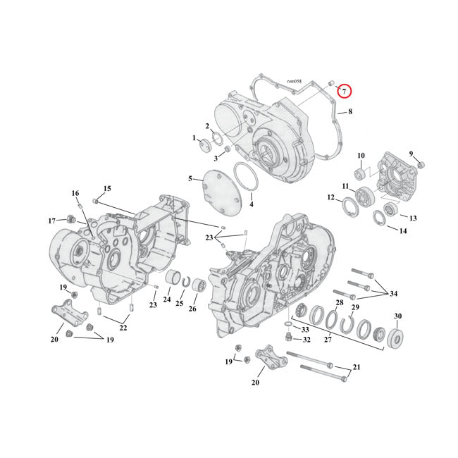 Shifter -schachtbus voor Harley Davidson