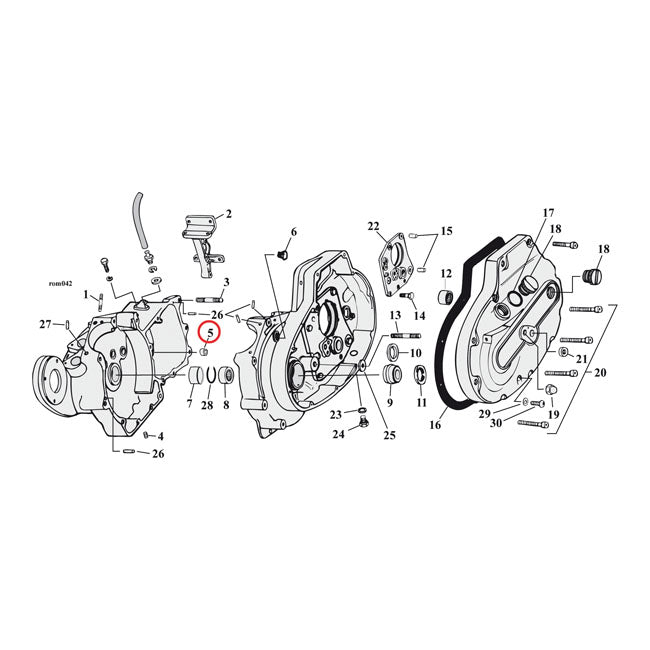 Shifter -schachtbus voor Harley Davidson