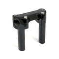 Straight Riser And Clamp Set Plain For Harley-Davidson
