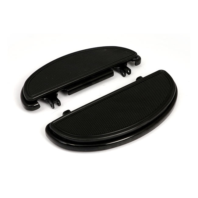 Oval Floorboards, Knurled Ribbed Pads For Harley-Davidson