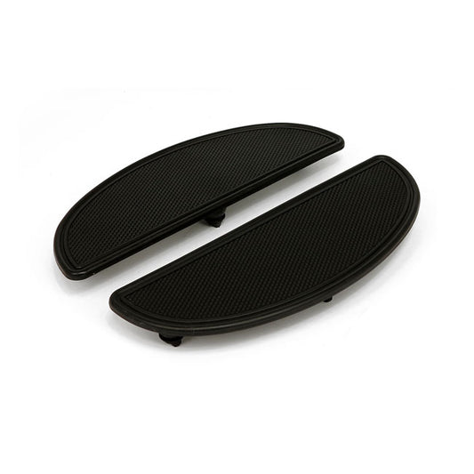 Knurled Ribbed Oval Floorboards Pads For Harley-Davidson