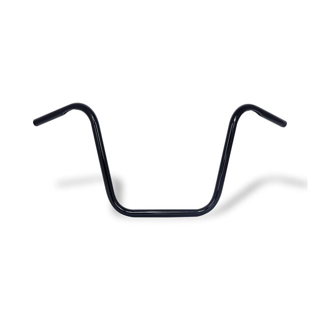 APEHANGER HANDLEBAR, 14" RISE, 1" BLACK FOR HARLEY-DAVIDSON