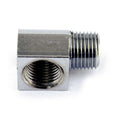Oil Fitting Adapter, 90 Degree. Chrome For Harley Davidson