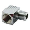 Oil Fitting Adapter, 90 Degree. Chrome For Harley-Davidson