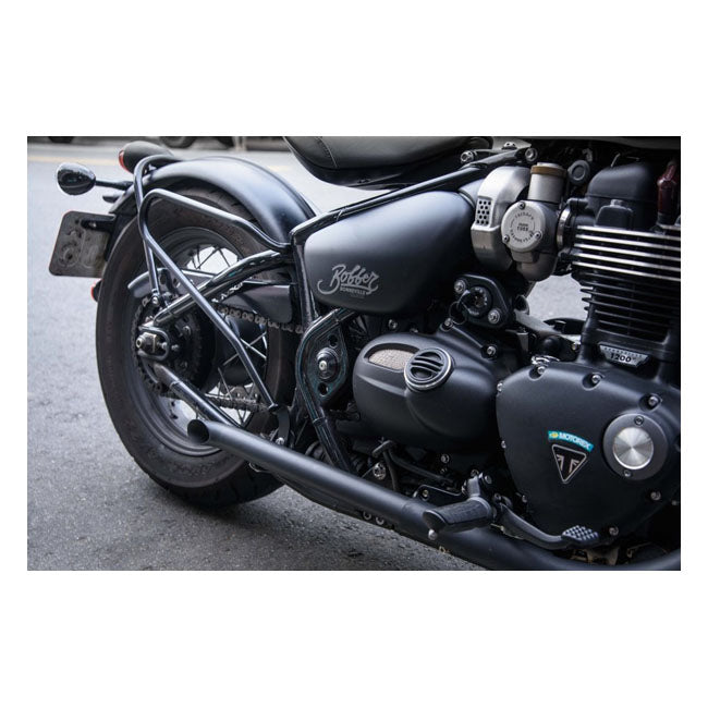 Motone, Triumph Saddlebag Support. Black Stainless