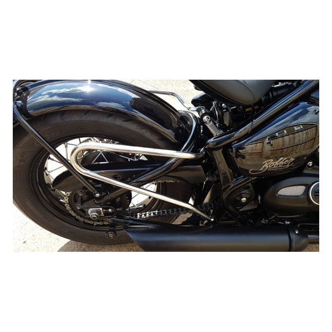 Motone, Triumph Saddlebag Support. Polished Stainless