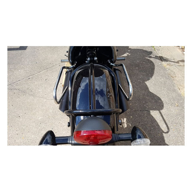 Motone, Triumph Saddlebag Support. Polished Stainless