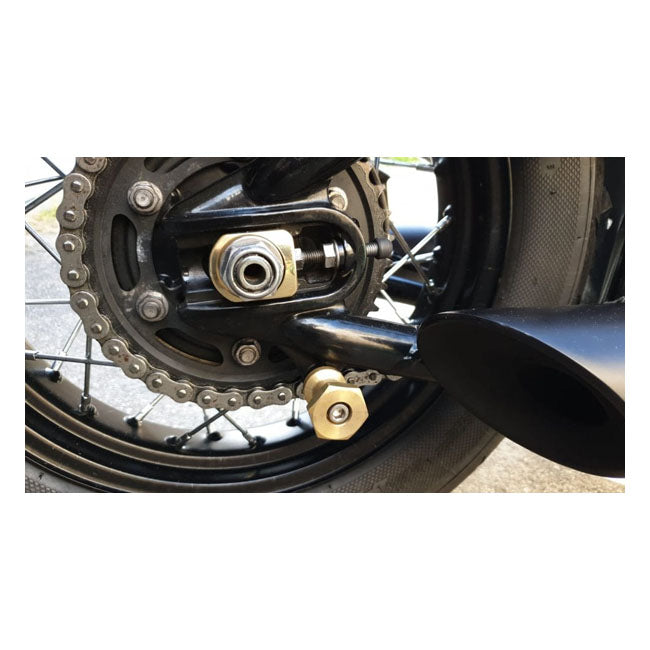 Motone, Vintage-Kettenspanner-Set, heißgeschmiedet, Messing