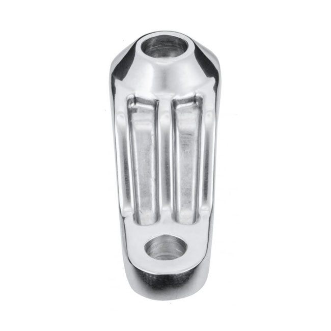 Motone, Ribbed Triline Turn Signal Brackets. Polished