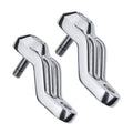 Motone, Ribbed Triline Turn Signal Brackets. Polished