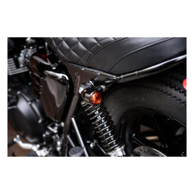 Motone, Turn Signal Brackets, Top Shock Mount. Black