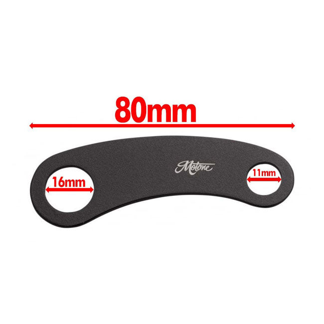 Motone, Turn Signal Brackets, Top Shock Mount. Black