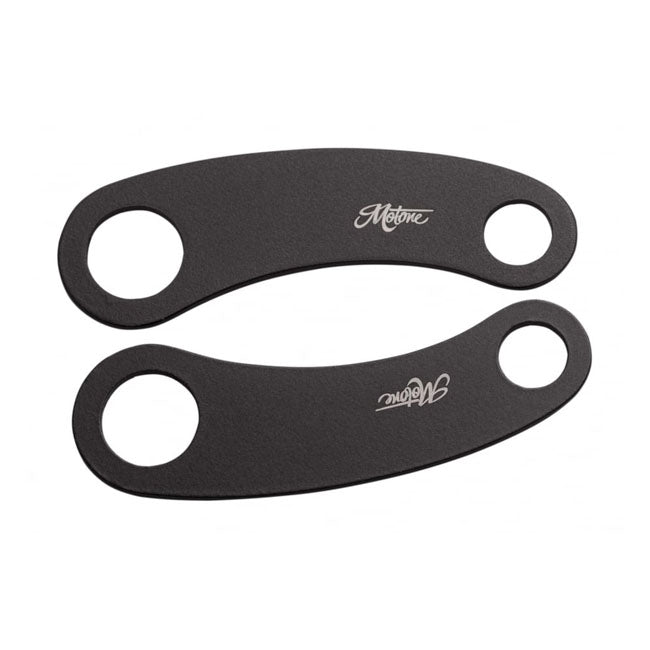 Motone, Turn Signal Brackets, Top Shock Mount. Black