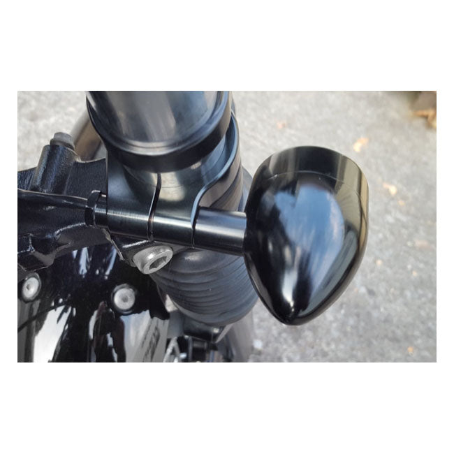Motone, Wrap-Around Turn Signal Brackets, 49Mm Forks