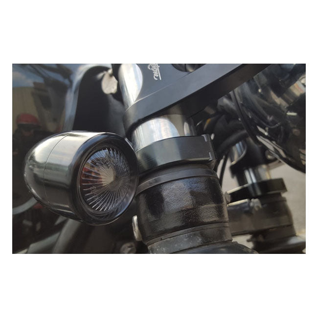 Motone, Wrap-Around Turn Signal Brackets, 49Mm Forks