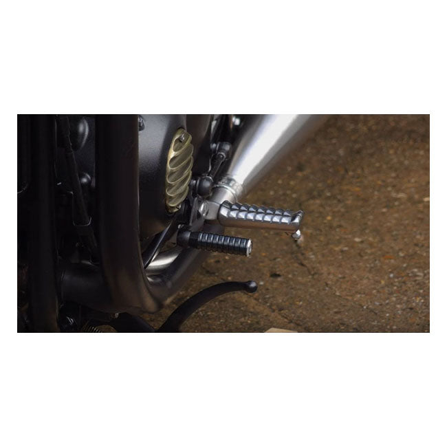 Motone, Extended Shifter Peg Ribbed. Black
