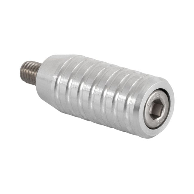 Motone, Shifter End Peg Ribbed. Clear