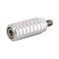 Motone, Shifter End Peg Ribbed. Clear